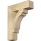 Ekena Millwork Merced Block Rough Sawn Bracket, Douglas Fir, 4"W x 16"D x 20"H BKT04X16X20MRC05RDF - alternate 1